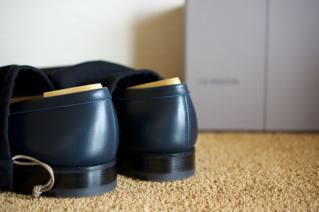 J.M.WESTON Signature Loafer Blue Boxcalf - ドレス/ビジネス