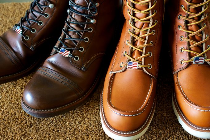 [Red wing] Lace keepers